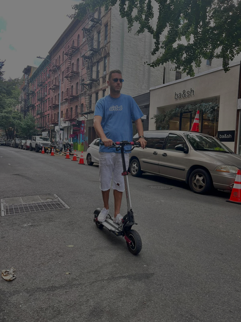 Max Riding the City Sprinter in New York City 